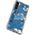 NFL Detroit Lions Tropical Print Galaxy S24 FE Clear Case
